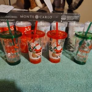 Holiday Tumblers Assorted lot of 10 Resellers lot